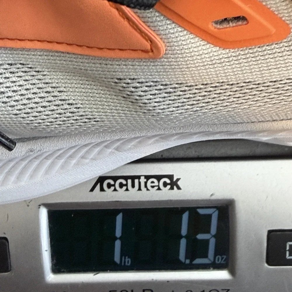 AllSwifit Shoes Women's 6 White Orange Gray Athletic Running Lace Up Sneaker